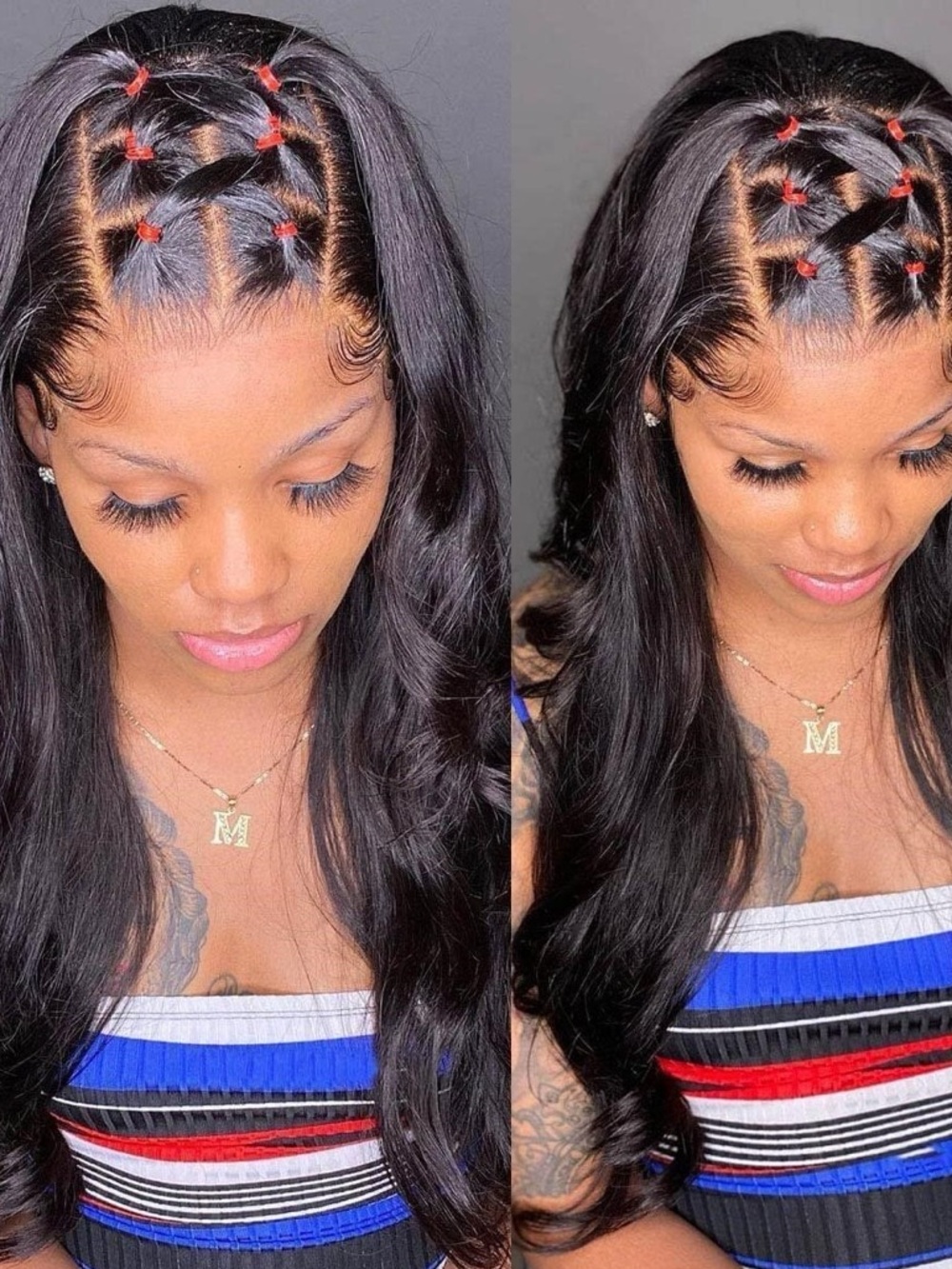 NEW 24" Body Wave U-Part Wig - Complete Install Kit (100% Remy Human Hair)